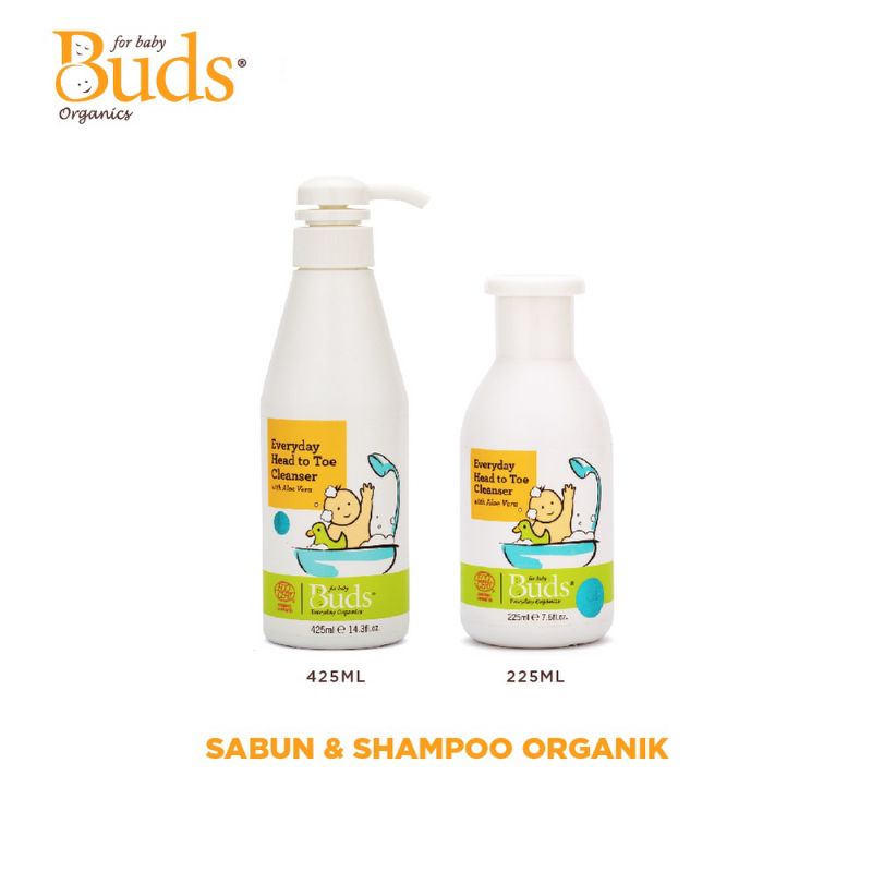 Buds Everyday Organics Head To Toe Cleanser 425ml