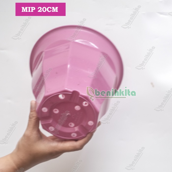 Pot Tanaman-Bunga Tinggi Warna 20cm (MIP)