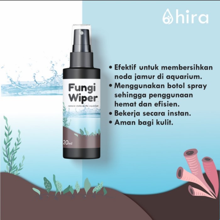 Fungi Wiper Pembersih Noda Aquarium 20ML