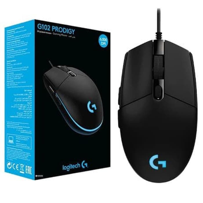 logitech g102 Prodigy Gaming mouse original - Logitech g-102