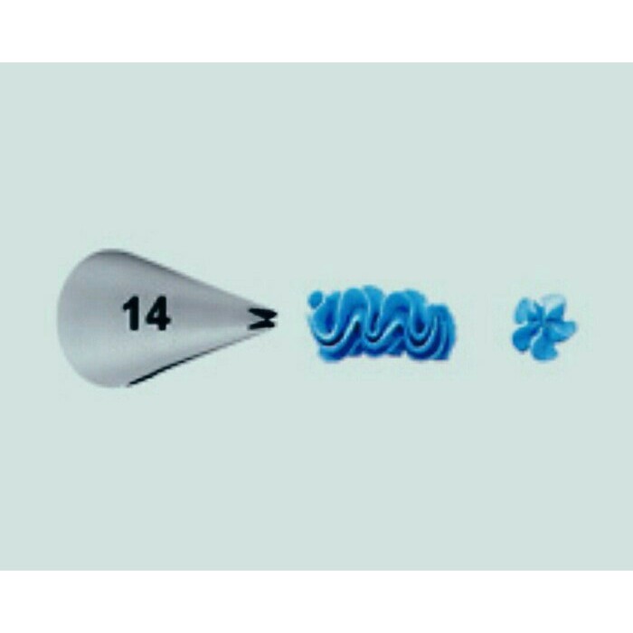 

Original Spuit Open Star Wilton no 14/Wilton Tip No#14