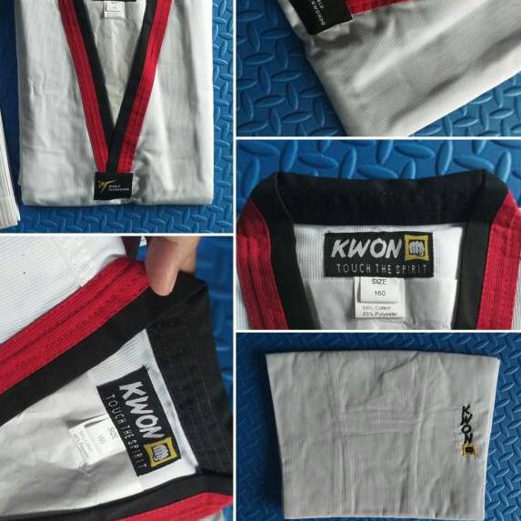 Menarik.. Kwon Dobok / baju taekwondo kerah poom