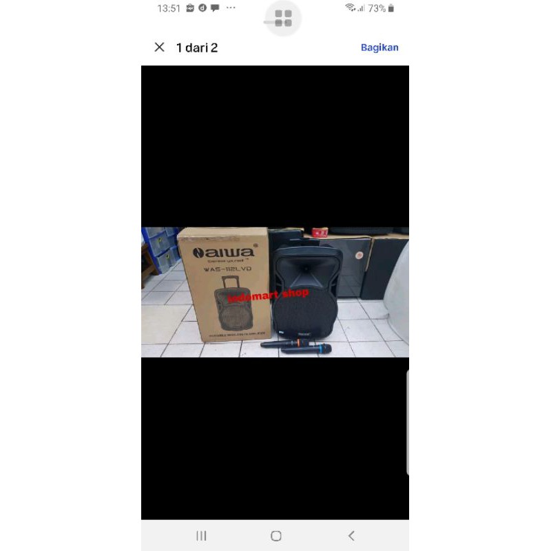 Speaker Portable Wireless N Aiwa 112 LVE ( ORIGINAL )