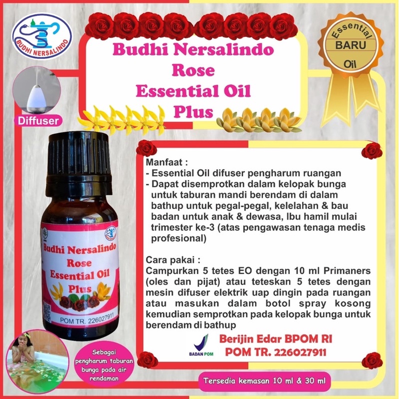 Essensial Rose Oil by budhi nersalindo | essensial oil difuser | difuser