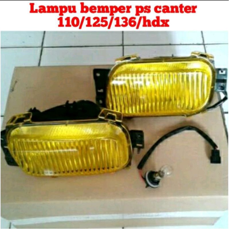 LAMPU BEMPER UNTUK MOBIL PS CANTER 110/125/136/HDX  HARGA 1SET