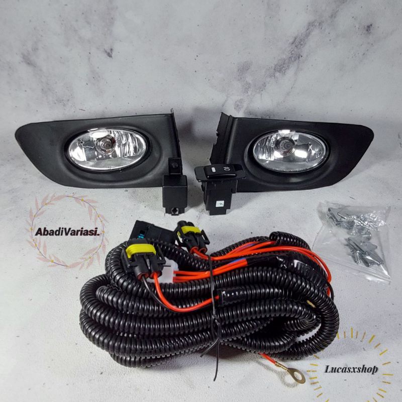 Foglamp lampu kabut bemper mobil jazz tahun 2003 - 2007