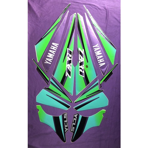 nos non original graphic striping yamaha rxz rx z 1996 96 hijau