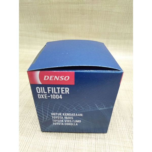 Filter Oli Oil Filter Denso DXE-1004 Original Toyota Vios Yaris Limo Corolla Starlet Sienta Asli Termurah Surabaya