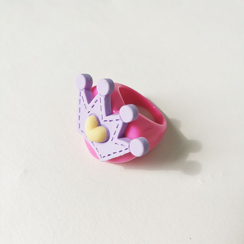 Cincin Resin Motif Kartun Lucu Untuk Wanita