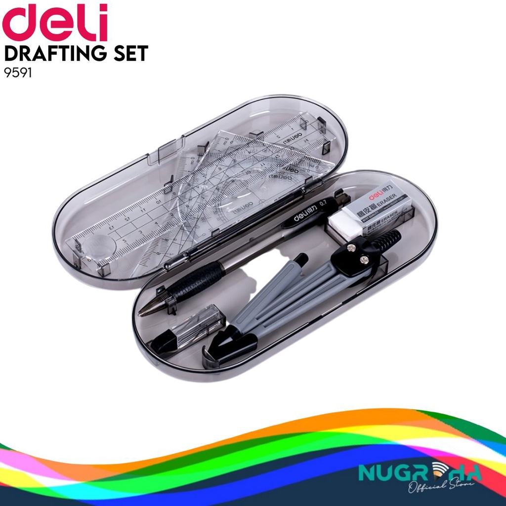 

Deli Penggaris Ruller Set Sekolah Skala Akurat 9591