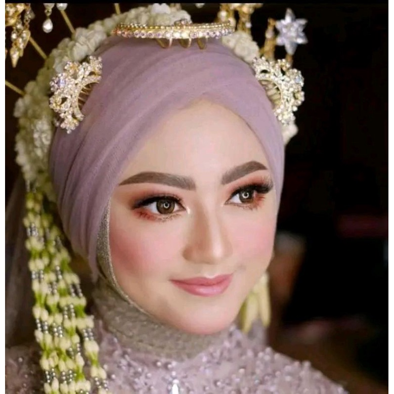 Tille halus / soft tille polos pengantin / soft tille hijab /turban pengantin / tille lembut flowy