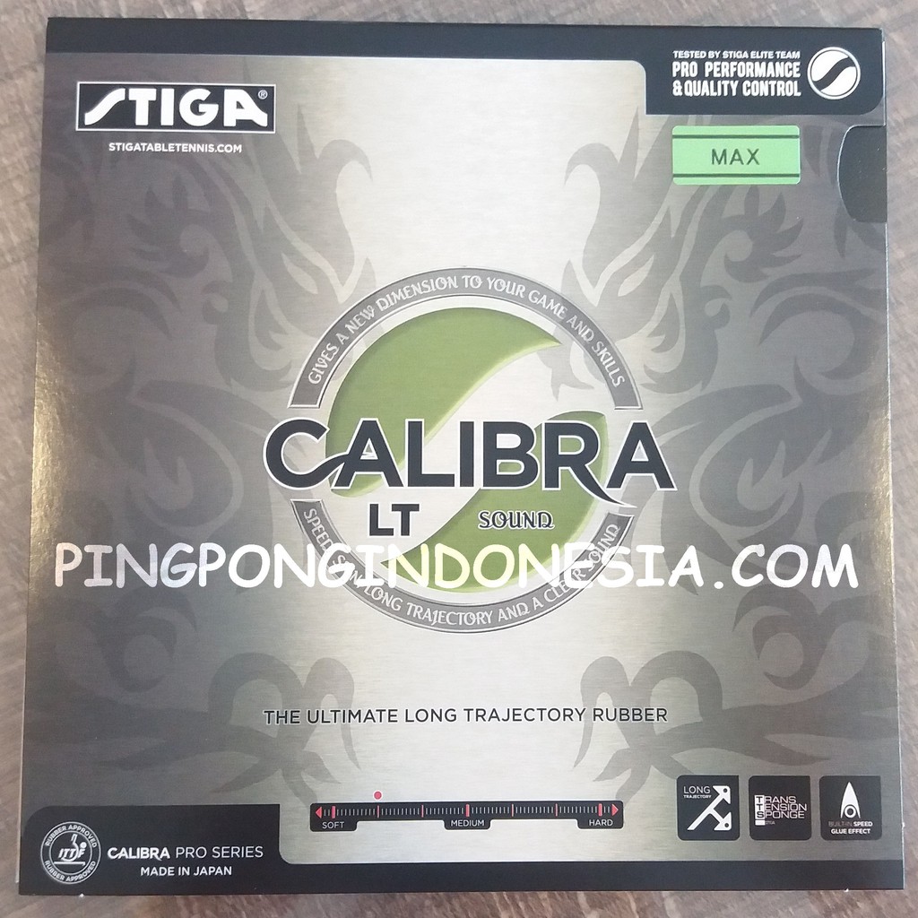 Stiga Calibra LT Sound - Rubber Pingpong/Karet Pingpong/Karet Tenis Meja Bat Bet
