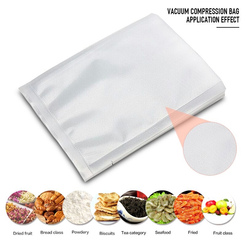 FreshpackPro 15CM X 25CM Plastik Vacum / Vacuum Sealer Packing Bag Embos / Embossed Food Grade 100Pcs
