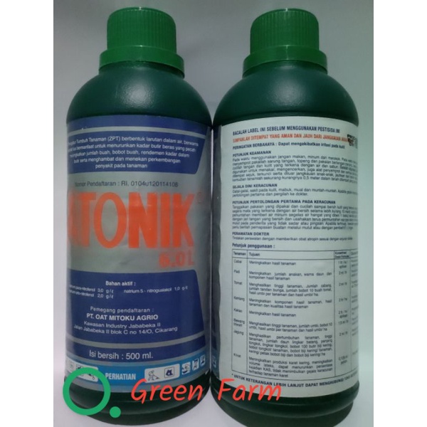 Atonik 6.0L kemasan 500ml Zpt Pertumbuhan Original Pabrik