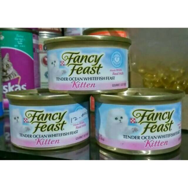 Wet food fancy feast Kitten makanan kucing basah