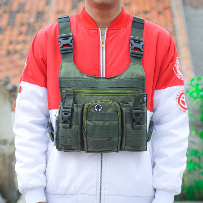 CHESTBAG TAS DADA VEST BAG PREMIUM GREEN - V2