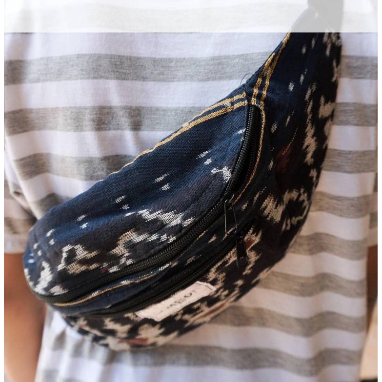 Tas Waistbag Tenun Lombok - Tas Dada Lombok