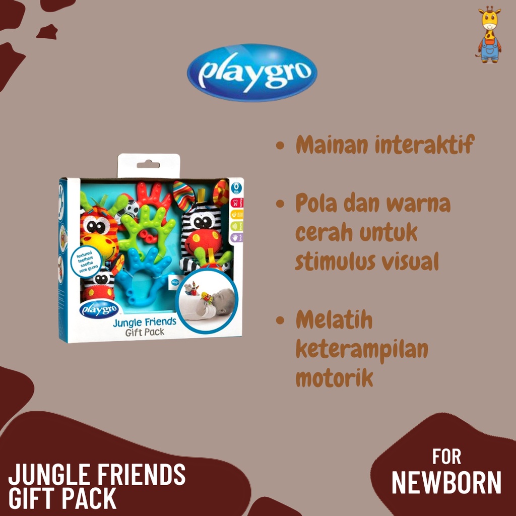 Playgro Jungle Friends Gift Pack