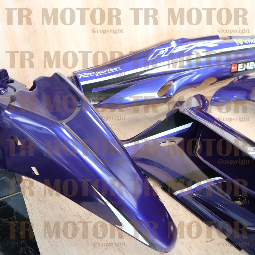 Cover Body Fizr F1zr Movistar Biru Full Set Halus Cover Bodi Yamaha Fiz r