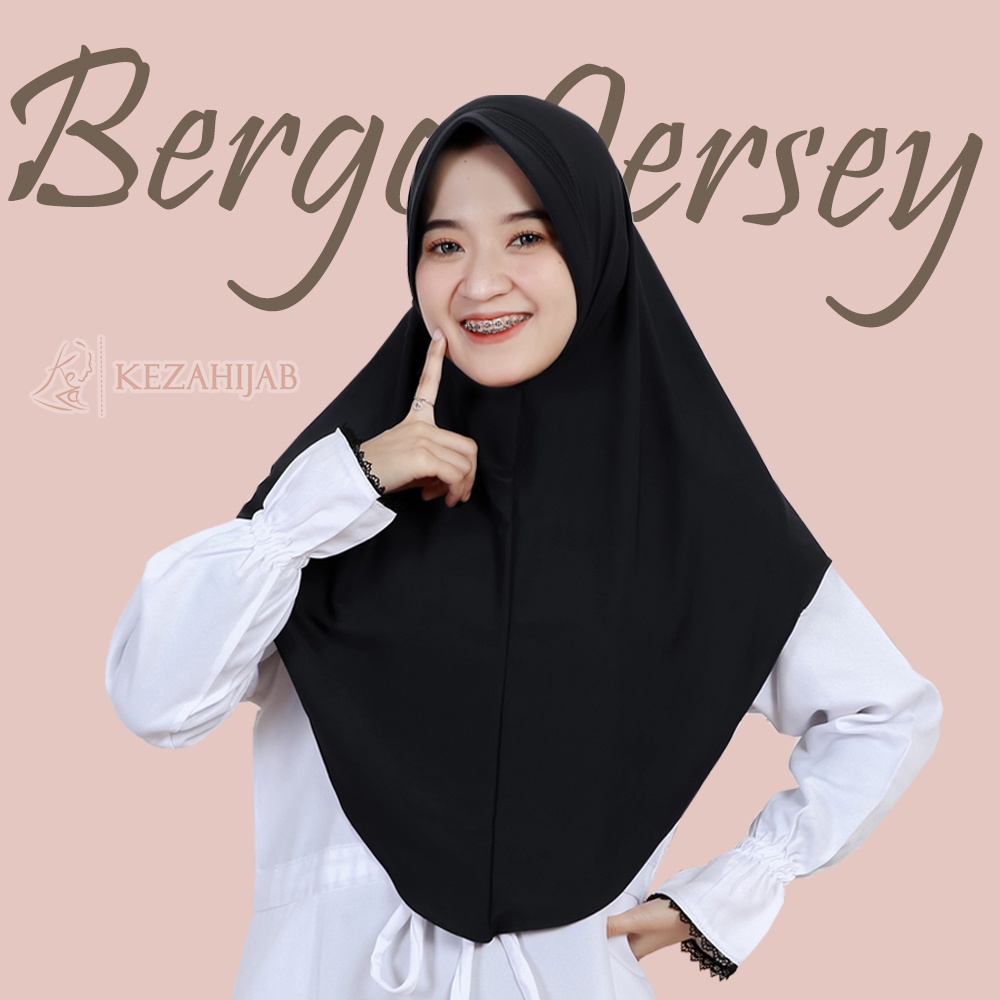 Bergo Instan Hamidah Alesha / Hijab Instant Bergo Jersey Premium