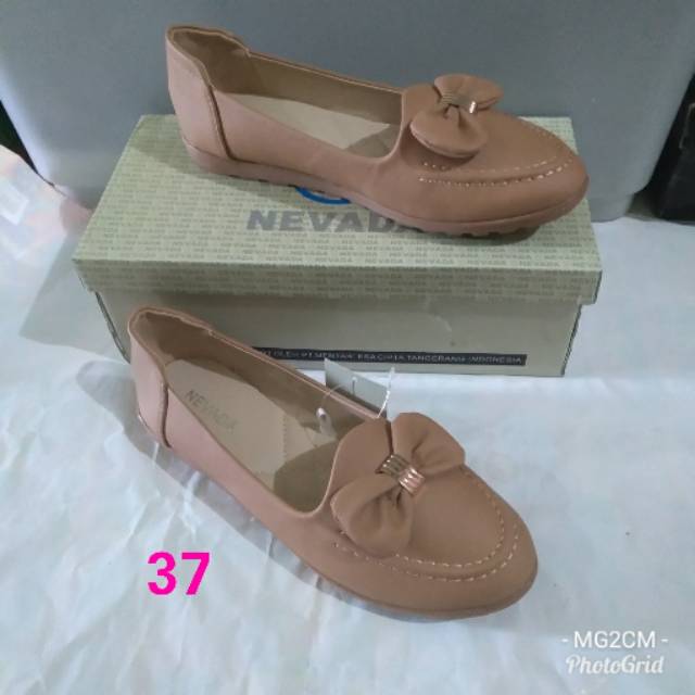 Flat Shoes Nevada Khaki Branded Matahari