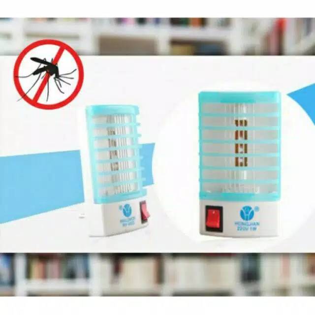 (NCS) Lampu Tidur Led Ultraviolet Penangkap Pembunuh Anti Nyamuk Mosquito Kiiller Lamp Colok Listrik