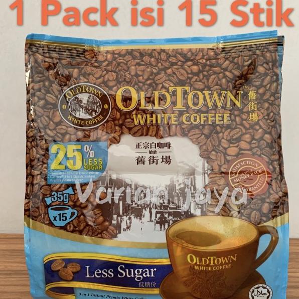 

KOPI OLD TOWN WHITES COFFEE LESS SUGAR OLDTOWN KOPI MALAYSIA