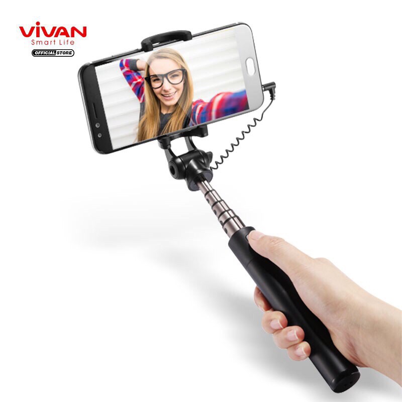 VIVAN Tongsis Kabel HP Selfie/Selfi Stick - Garansi Resmi 1 Tahun - STX