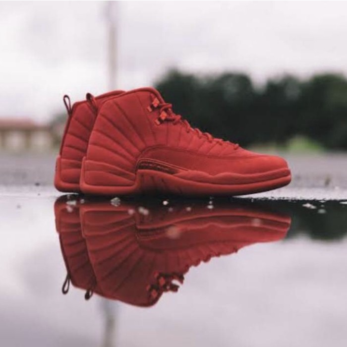 jordans all red 12