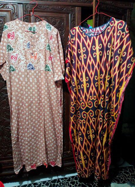 Bisa Cod Murah Gamis Karmila Rempel Daily Busui Wanita Dress Rayon Batik Premium