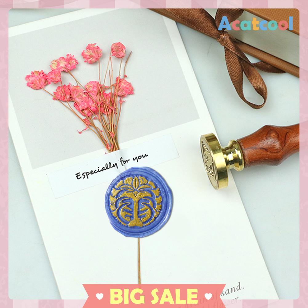 Stempel Segel Lilin Motif Retro Bahan Metal Untuk Dekorasi Scrapbook