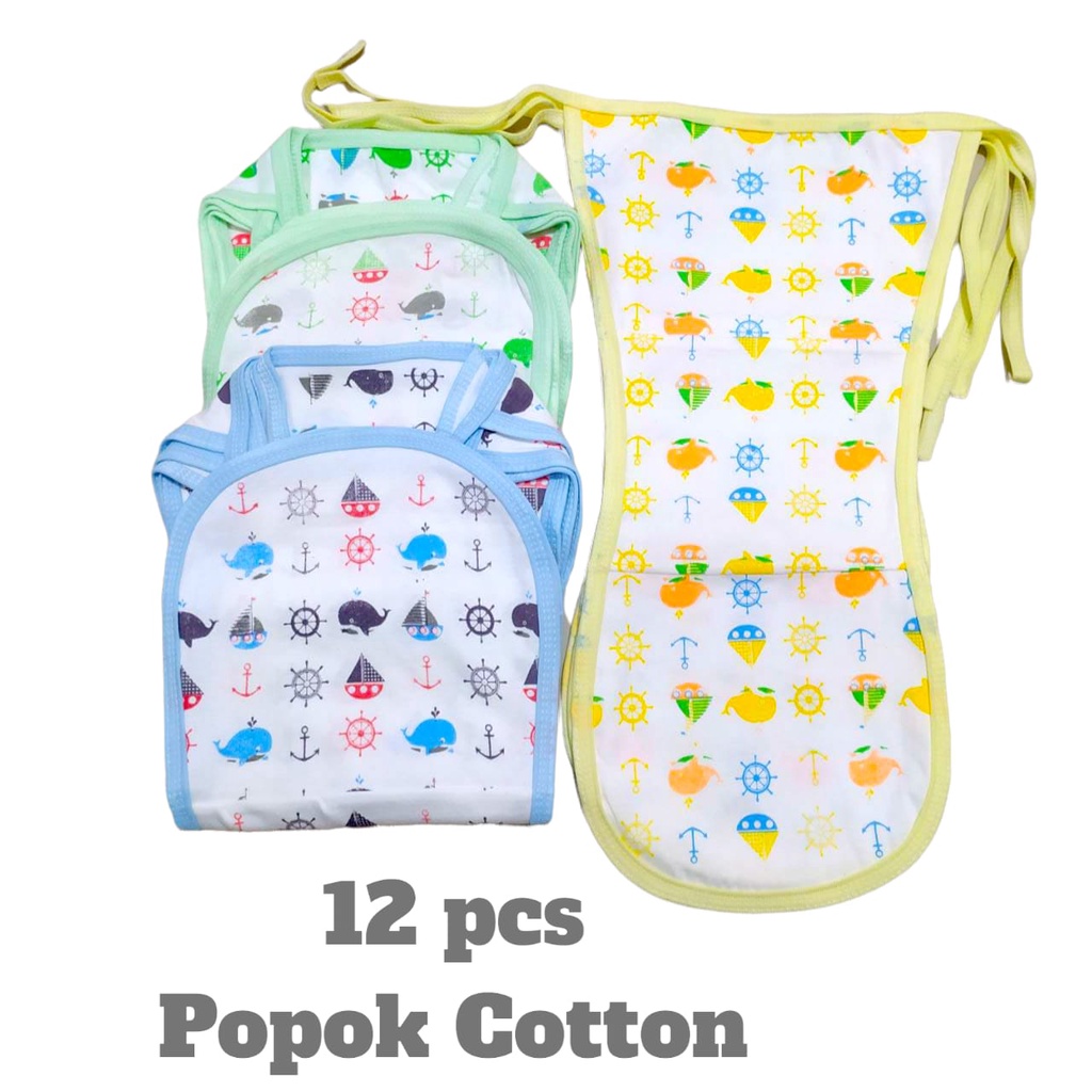 12 PCS Popok Bayi Bahan Kain Double