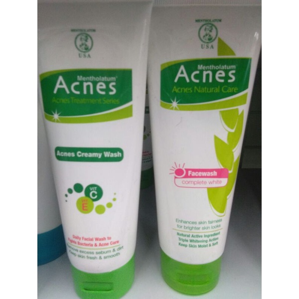 Acnes Creamy wash dan FaceWash 100g