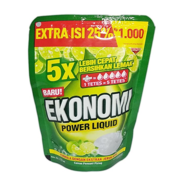 Jual Ekonomi Power Liquid Sabun Cuci Piring Ml Pouch Shopee Indonesia