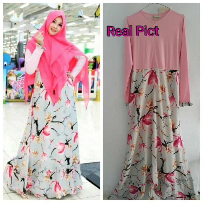 pl dress/gamis original anisa modish nwt branded syari preloved/second/bekas new