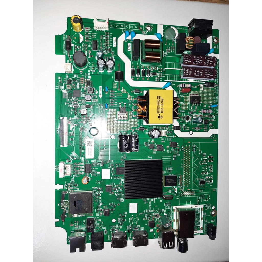 MB mainboard Coocaa 40S6G Motherboard Regulator PSU Modul Mesin TV Coocaa 40S6G