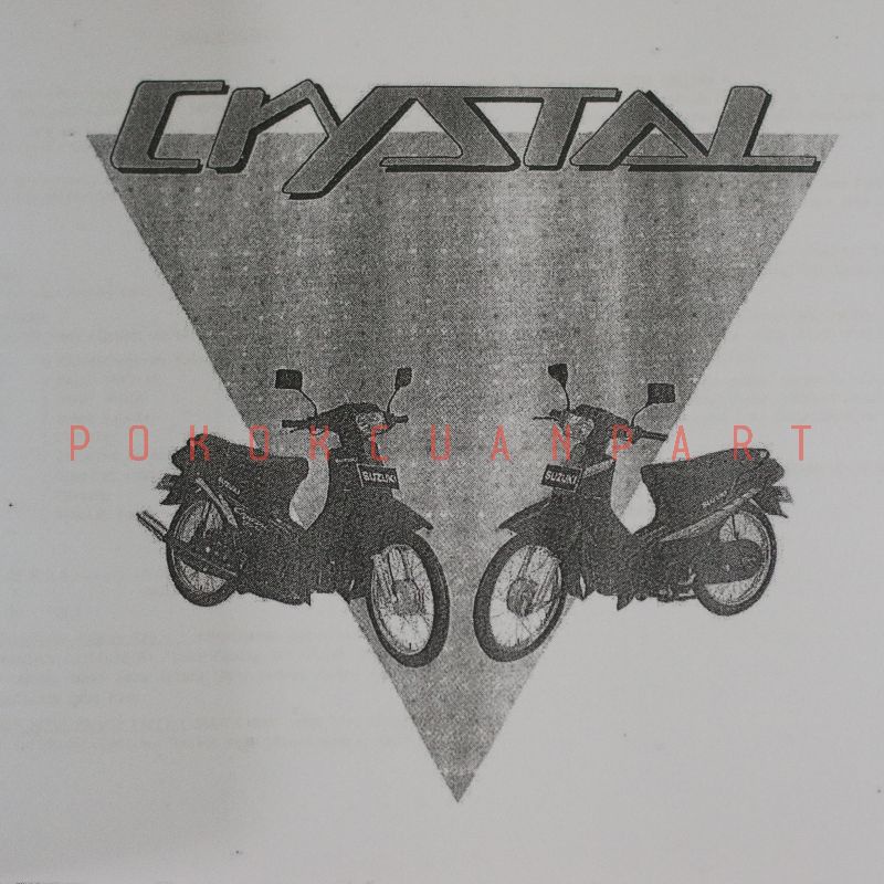 Buku Part Katalog Suzuki RC110 CRYSTAL TUNE