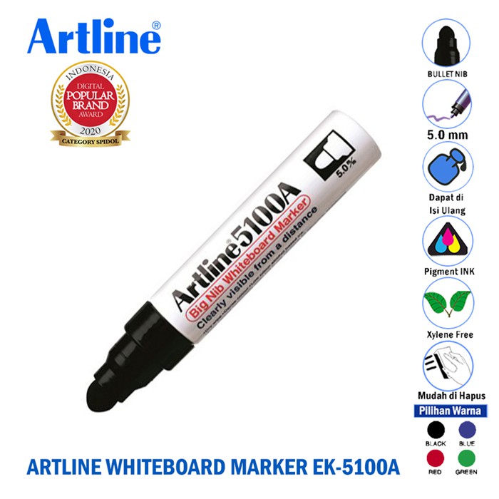

ARTLINE EK-5100A SPIDOL WHITEBOARD BESAR 5.0MM