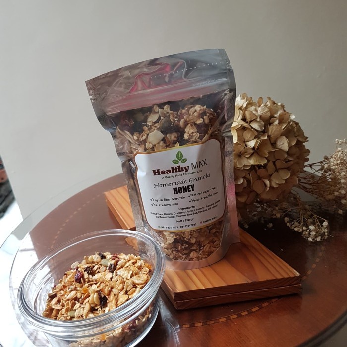

Jual Healthy Max Granola Honey 250 Gram - Honey
