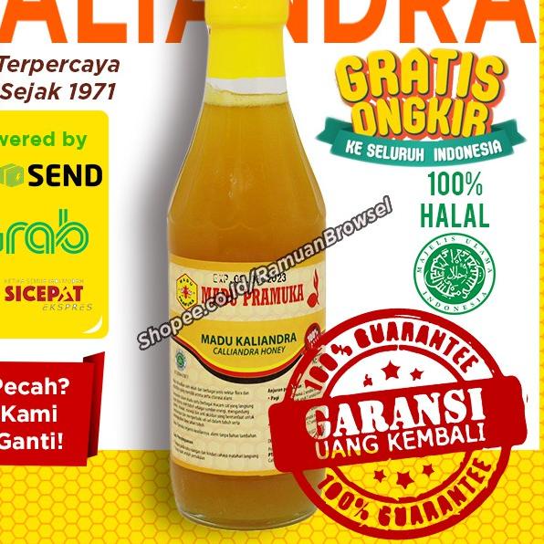 

9.9 Terlaris Madu Pramuka Kaliandra 350 ml grosir