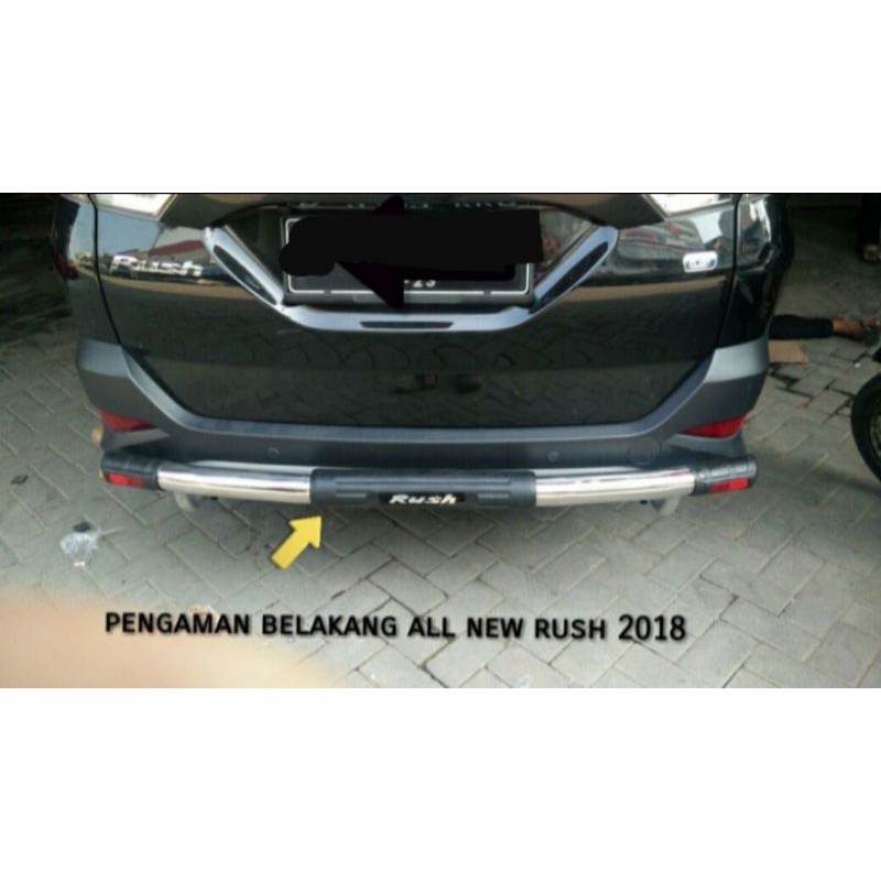 Pengaman Belakang/Rear Bemper RUSH/TERIOS 2018-2022 Stainles