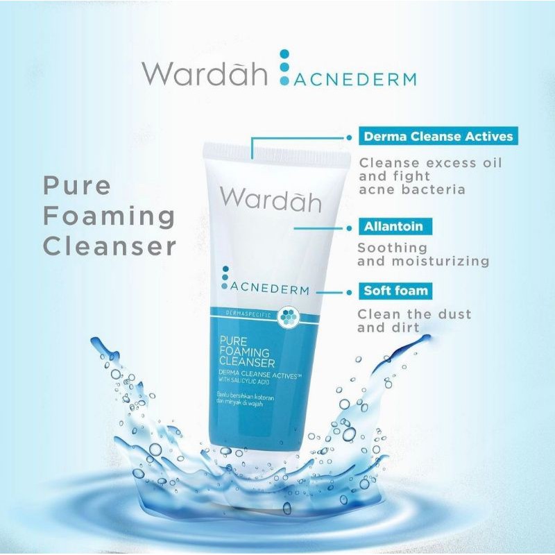 Wardah Acnederm Pore Foaming Cleanser 60ml