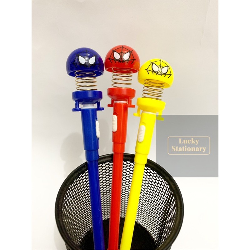 

Pulpen Gel Lampu Per 0.5mm Karakter Spiderman/Pen Gel Lampu Per 0.5mm Spiderman/Pen Gel Murah