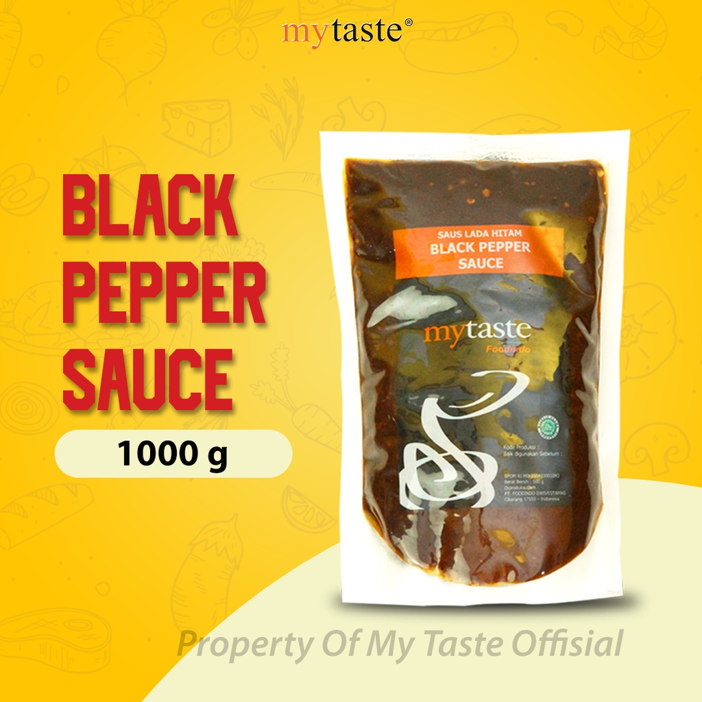

HG My Taste Blackpepper Sauce 1 kg Saus Lada Hitam Kemasan Grosir