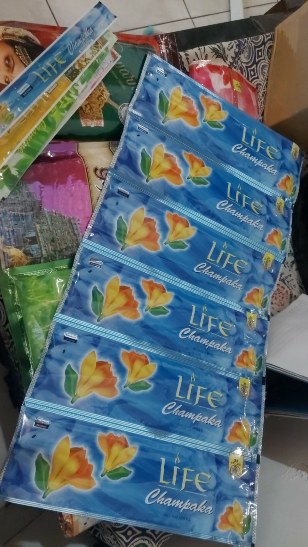 Dupa India (aromaterapi) Pouch Plastic - Darshan Champaka 35 Sticks
