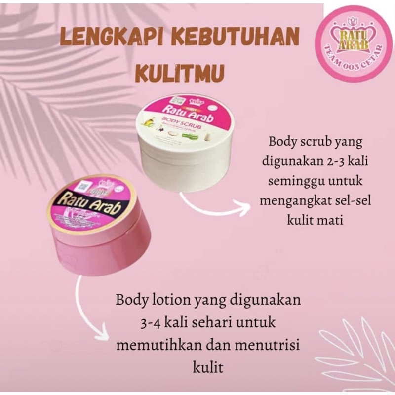 Bibit Ratu Arab Whitening Care Original Handbody Lotion Pemutih Asli