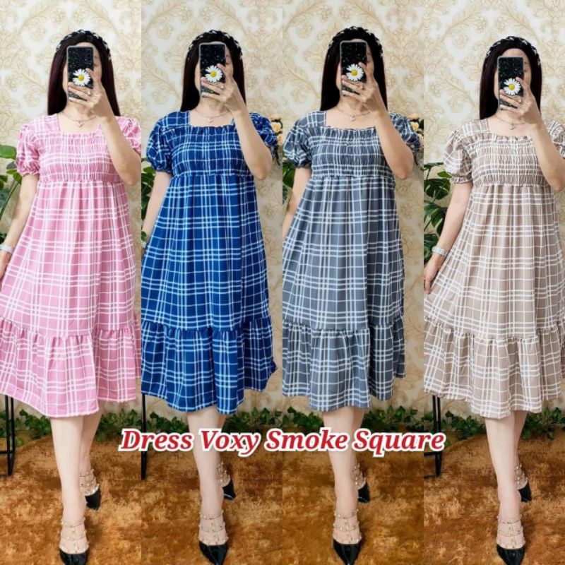 BISA COD/DRESS VOXY SMOKE/DRESS VOXY