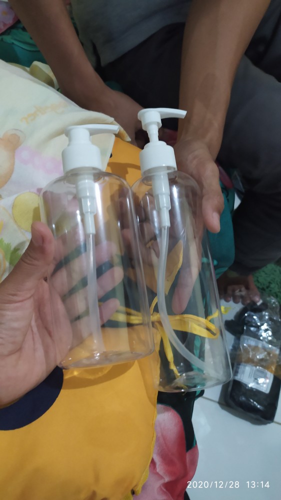 Botol Pump Sirup 500ml Tinggi Sirup Gula Aren Gel Sabun Hand Sanitizer