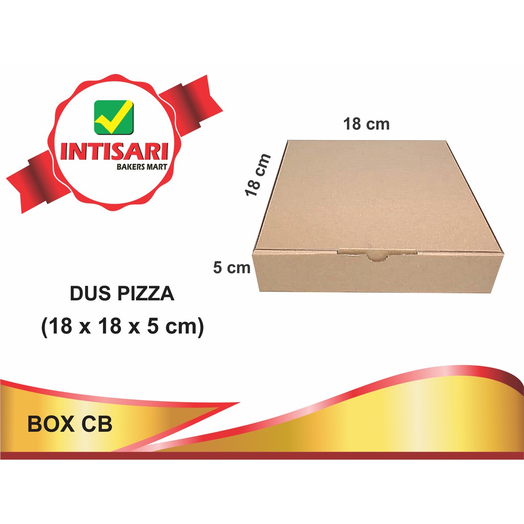 

[10 PCS] DUS PIZZA 18 x 18 x 5 cm BOX CB