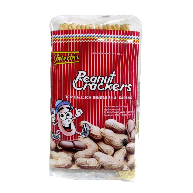 

Interbis Peanut Crackers Biskuit Kacang - 268gr R